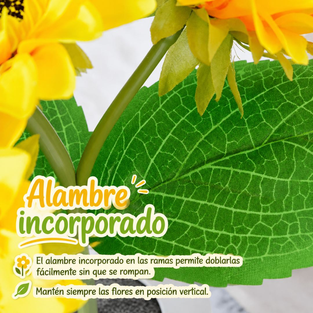 Lámpara de Girasoles